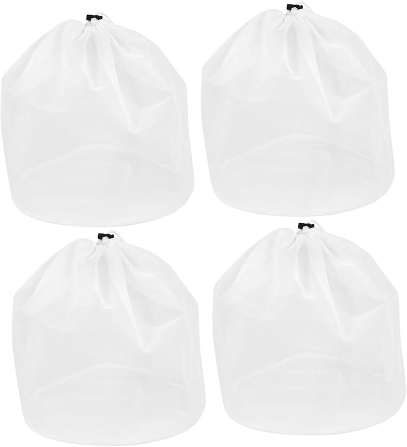 4 قطع أكياس غسيل شبكية سميكة بسحاب للملابس الحساسة للغسيل الآلي والسفر والاستخدام المنزلي - Image 1